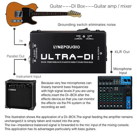 electric guitar direct box|passive direct box.